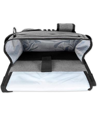 Luxja Car Front Seat Organizer with Cover - Grey | Seat Storage Solution - Buy Online on GoSupps.com