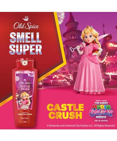 Old Spice Body & Face Wash for Men x The Super Mario Galaxy Movie 3X Defense 24/7 Shower Fresh with Long Lasting Scent Smell Super with Castle Crush Celestial Citrus Scent 24 oz - Buy Online on GoSupps.com