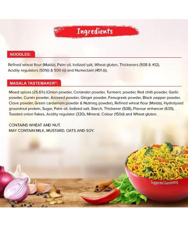Maggi 2 Minute Noodles Masala 70g Pack - 12 Pack | Authentic Indian Flavor | 2.46oz Each - Buy Online on GoSupps.com