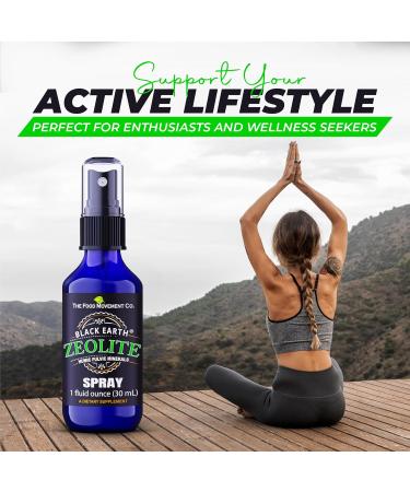 Black Earth Zeolite with Humic Fulvic Acids Trace Minerals for Adults and Kids Supports Gut Health Immune Support Digestion and Elimination and More 1oz Liquid Pump Spray Supplement 1 Fl Oz (Pack of 1) - Buy Online on GoSupps.com