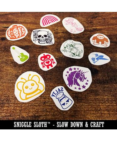 Squirrel Holding Acorn Temporary Tattoo Set - Water Resistant Purple Body Art Collection - Buy Online on GoSupps.com