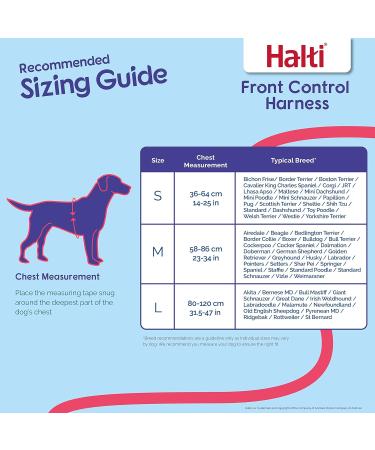 Halti Front Control Harness and Training Lead Combination Pack Stop Dog Pulling on Walks Includes Medium Front Control Harness and Double Ended Lead Black Model: 14326W Medium Harness - Buy Online on GoSupps.com