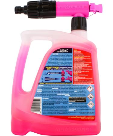 Wet & Forget Rapid Application Mould Lichen and Algae Remover Outdoor Cleaning Solution Black Mould Remover Bleach Free 2 Litre & Window Exterior Glass Cleaner Streak-Free 2 Litre Remover+ Glass Cleaner - Buy Online on GoSupps.com