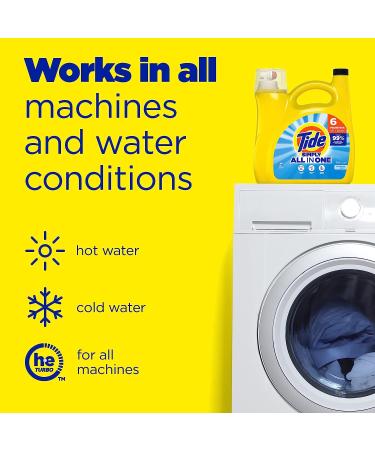 Tide Simply Liquid Laundry Detergent, Refreshing Breeze - 114 Loads - Buy Online on GoSupps.com