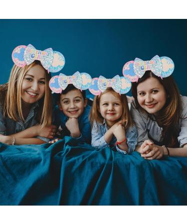 KHC-KHF Mouse Ears Headband Sequin Mouse Mick Ears Hair Clips Castle Monster Birthday Girl Mini Hair Bow Cosplay Costume Party Decorations Hair Accessories - Buy Online on GoSupps.com