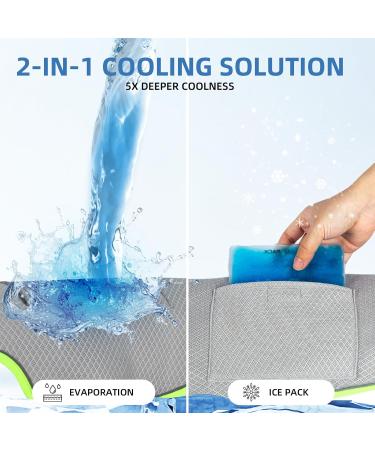 Cool Vest for Dogs - Reflective & Breathable Cooling Coat with Gel Ice Bag - Summer Sun Protection for Small Dogs - Buy Online on GoSupps.com