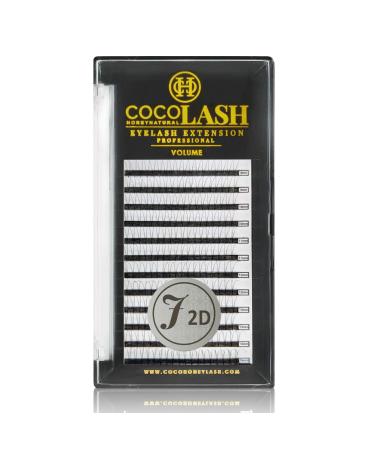 COCO Honey Lash Eyelash Extensions Volume J Curl 2D 0.07mm Faux Mink Individual Lash Extensions (Length: 8-14mm MIX)