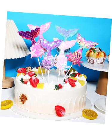 Artibetter 12 Pcs Cake Decoration Mermaid Picks for Cake Under The Sea Cake Picks Sequin Mermaid Cupcake Topper Mermaid Tail Cake Toppers Mermaid Party Supplies Paper Cup Happy Birthday Cloth As Shownx2pcs mediumx2pcs - Buy Online on GoSupps.com