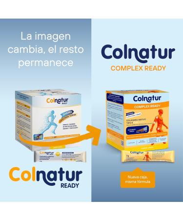 Colnatur Ready Listo Para Tomar Collag ne avec Magn sium Acide hyaluronique et Vitamine C 30 Sticks Monodose - Buy Online on GoSupps.com