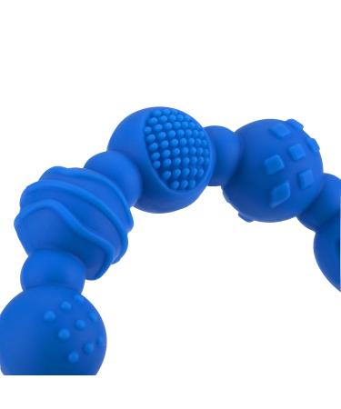 Nuby Silicone Teether Ring 2 Pack 3M+ Colors May Vary Multi - Buy Online on GoSupps.com
