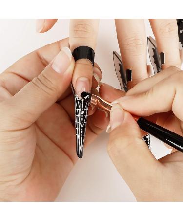 Bluesky Builder Gel UV LED Nail Extension Set - 15ml Clear Gel Stickers Brush & Buffer - 54-Piece Kit for Perfect Nails - Buy Online on GoSupps.com