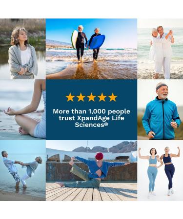 XpandAge Life Sciences Palmitoylethanolamide(micronized Pea) with Luteolin Nadh Rutin and Lysine for Immunity Nervous* System* Support and Overall Wellness.60 Vegetable Capsules Made in USA. - Buy Online on GoSupps.com