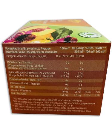  UPSY Alpine Fruit Tea - Best Aromatic Herbal Tea with Peach and Zinc Flavor - 4 packs of 20 bags (80 tea bags) (green tea peach juice with zinc - 80 bags) - Buy Online on GoSupps.com