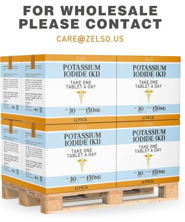 Potassium Iodide 150mg Tablets for Thyroid Support - YODO Naciente Iodine Supplement - Buy Online on GoSupps.com