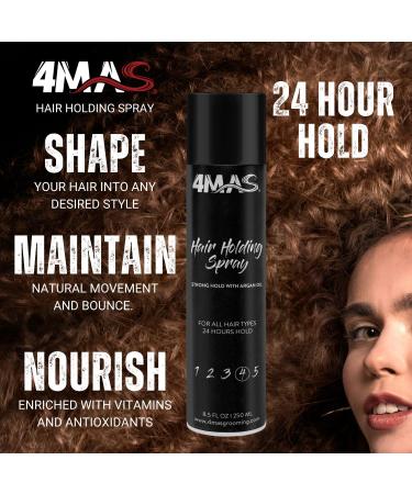 4MAS Strong Hold Hairspray - Buy Online on GoSupps.com