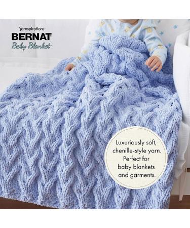 BABY SAND Bernat Baby Blanket Yarn - 1 Pack 10.5oz/300g - Polyester - 6 Super Bulky - 220 Yards - Knitting/Crochet - Buy Online on GoSupps.com