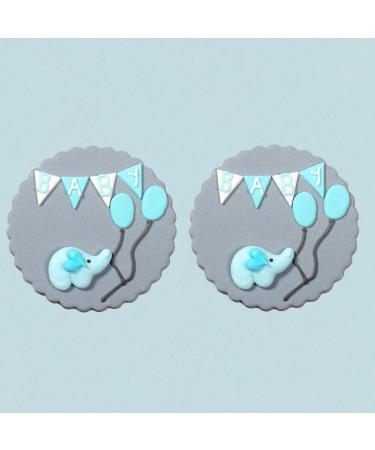 Baking Decorations Baby Mix Set in Blue 8 Pieces Various Baby Motifs as Fondant Decoration for Baking Cupcakes & Muffins Ideal for Baby Showers & Gender Reveal Parties - Buy Online on GoSupps.com