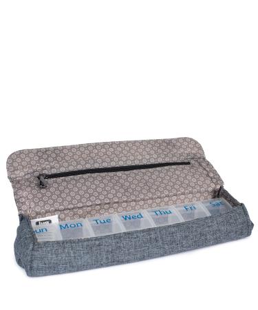 Lug Choo Choo Pill Organizer Heather Grey