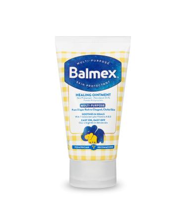 Balmex Multi-Purpose Healing Ointment & Skin Protectant for Diaper Rash and Chafing, with Petrolatum, 7 Moisturizers and Vitamins A&D, Pediatrician Recommended and Paraben-Free, 3.5oz
