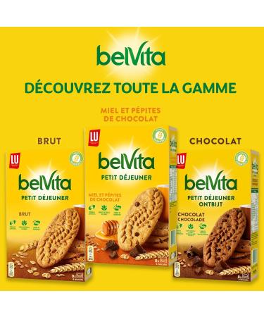 LU BELVITA - 10 Bo tes de 5 Sachets de Biscuits Belvita Moelleux Fourrage Chocolat Noisette et 5 C r ales Compl tes - Biscuits Petit D jeuner Gourmands et Pratiques Emporter - Lot de 10x250g Chocolat Noisette et 5 C r ales Compl tes Grand format - Buy Online on GoSupps.com