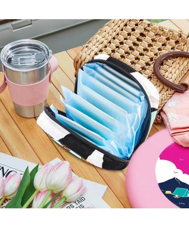 MUOOUM Colorful Butterfly Storage Bag for Women's Bandages | Portable Menstrual Cup & Document Organizer | 4.7x6.6x6.6 in - Buy Online on GoSupps.com