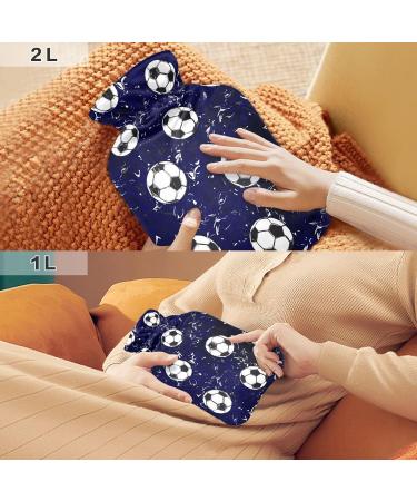 Blue 1L Football Heat Bottle - Small Warming Bag for Pain Relief & Therapy | BAP-Free - Buy Online on GoSupps.com