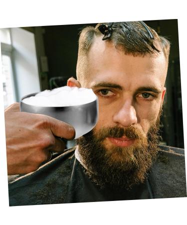 Fomiyes 4-Piece Stainless Steel Shaving Bowl Set for Men - Practical Salon-Quality Shaving Containers with Lid - Ideal for Soap Foam & Cream - Buy Online on GoSupps.com