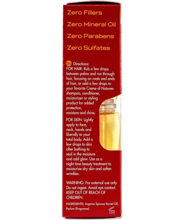 Creme of Nature 100% Pure Argan Oil 1 oz - Pack of 4 | Natural Hair Care - Buy Online on GoSupps.com