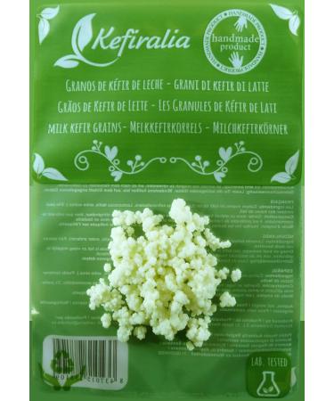 Kefiralia 40g Milch Kefir Pilze | Anleitungen Rezepte & Tipps f r perfekten Kefir in Deutschland - Buy Online on GoSupps.com