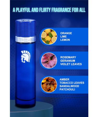 Trojan Fragrances - Fragrance for All Premium Eau De Toilette Spray Luxurious Cologne with Citrus Fragrance 3.4 fl oz - Buy Online on GoSupps.com
