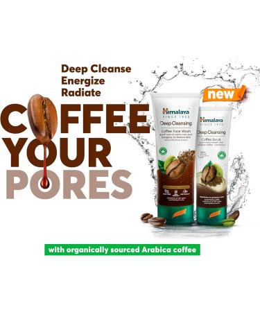 Himalaya Coffee & Cinnamon Facial Cleansing Scrub for gently exfoliated and purified skin with a radiant oil-free glow 75 ml - Buy Online on GoSupps.com