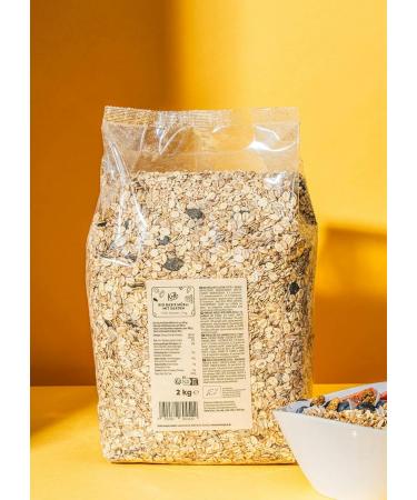  KoRo KoRo - Organic Basic Muesli with Seeds 2kg - For your breakfast - With oat flakes flax seeds and more - Buy Online on GoSupps.com