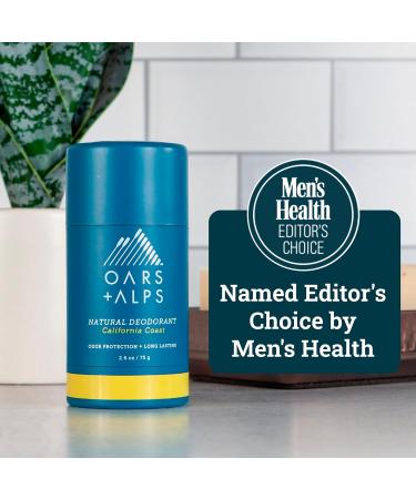 Oars + Alps Aluminum Free Deodorant for Men and Women Dermatologist Tested and Made with Clean Ingredients Vegan California Coast 1 Pack 2.6 Oz 1ct - California Coast 2.6 Ounce (Pack of 1) - Buy Online on GoSupps.com