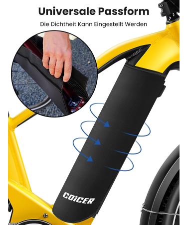 Coicer E-Bike Battery Protective Cover | Universal Fit 28-45cm | Cold & Dirt Protection | Enhance Lifespan of Bosch Integrated E-Bike Accessories - Buy Online on GoSupps.com