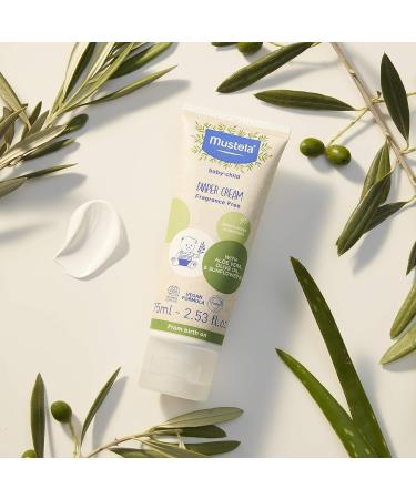 Mustela Baby Natural Diaper Cream with Olive Oil, Aloe Vera & Sunflower Oil - 2.53 fl. oz - Buy Online on GoSupps.com