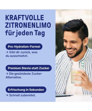 Braineffect Hydrate: Sugar-Free Electrolyte Hydration Mix with Stevia - Isotonic Beverage Powder for Sports Recovery & Hangover Relief (Lemon 160g Can) - Buy Online on GoSupps.com