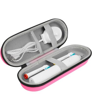 LOPHE Electric Toothbrush Travel Case Dustproof Toothbrush Storage Holder Portable Toothbrush Protective Cover Bag Electric Toothbrush Case Container for Business Camping Travel (Magenta) - Buy Online on GoSupps.com