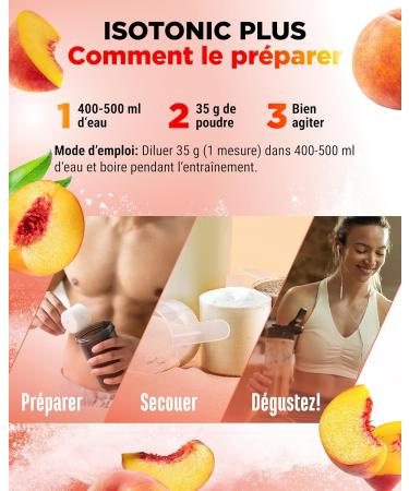  Vit4ever Isotonic Plus Drink - 1050g Isotonic Drink Powder - With Carbohydrates Electrolytes Vitamins & Maca - Hydration & Recovery - Buy Online on GoSupps.com