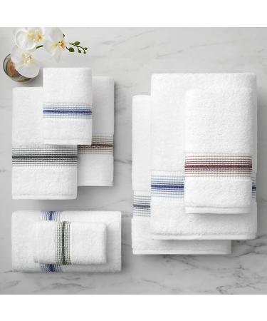 Aston & Arden Turkish Bath Towels - Pack of 2, 600 GSM Oversized Ultra Soft Hand Towels in Crystal Blue - Buy Online on GoSupps.com