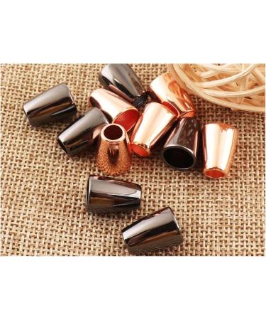 Hole Cord Lock Stopper spring buckle Cord Locks 18 Pcs Craft Metal End Tips Cord Locks Cord End Buckle Cap Rope Buckle Connector Buckle Replacement(Rose Gold) 5mm*8mm*13mm Rose Gold - Buy Online on GoSupps.com
