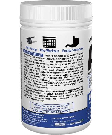 AAKG - Arginine Alpha Ketoglutarate | 100 Grams | Premium Quality for Enhanced Performance & Recovery - Fast International Shipping - Buy Online on GoSupps.com