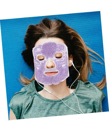 FRCOLOR Ice Compress Face Covering Gel Eye Mask For Beauty Reusable Cold Mask Ideal For Sleeping Travel Hotel And Conferences - Buy Online on GoSupps.com