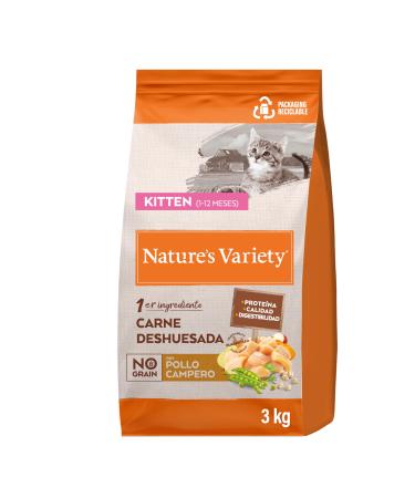 Nature's Variety No Grain Sterilized Kitten/Kitten Dry Chicken 3 kg