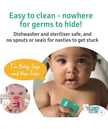 Buy Babycup - 100% Recyclable & Biodegradable First Drinking Cups for Kids | BPA-Free 4 Pack Multi-Colored - Buy Online on GoSupps.com