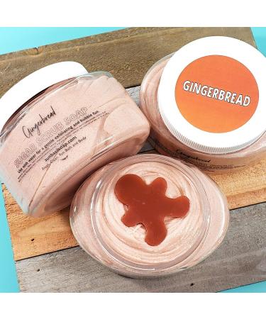 Gingerbread Whipped Sugar Scrub Soap. Holiday gifts. Christmas stocking stuffers. Body Polish - Buy Online on GoSupps.com