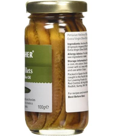 Kingfisher Anchovy Fillets in Extra Virgin Olive Oil 100g - Buy Online on GoSupps.com