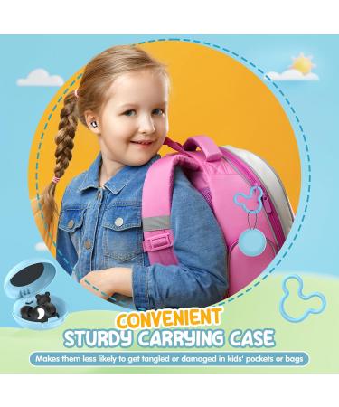 Kids Ear Plugs 2 Pairs | Reusable Silicone Noise Canceling Earplugs for Children & Adults | Ideal for Concerts Flying Studying & Noise Sensitivity (Black+Red - Buy Online on GoSupps.com