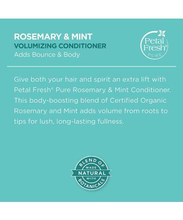 Petal Fresh Pure Volumizing Conditioner - Rosemary & Mint 16 fl oz | Natural Hair Care - Buy Online on GoSupps.com