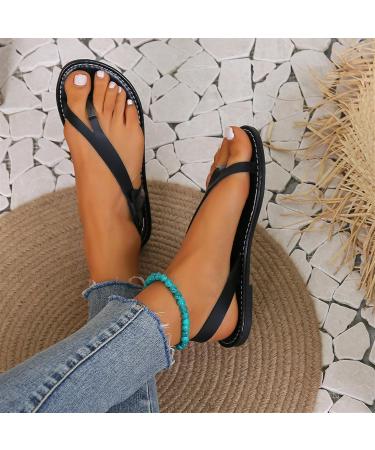 Comfortable Orthopedic Sandals for Women - Summer Comfy Flat Sole Bunion Corrector with Metal Buckle & Arch Support - Open Toe Design - Size 8 Brown - Buy Online on GoSupps.com