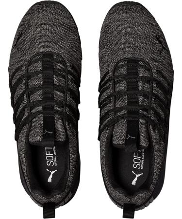 PUMA Men's Axelion Winter Running Shoe 9.5 - Black/Castlerock - Buy Online on GoSupps.com